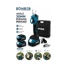 Böhrer Ba011370 Akülü Dal Budama Makası 36v 5ah - Çift Kademe Çift Akü