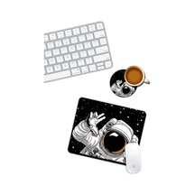 Lexroo Astronot Ve Uzay Temalı Mouse Pad Ve Bardak Altlığı Set Standart
