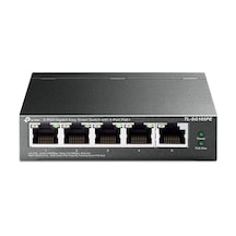 Tl-sg105pe, 5-port Gigabit Easy Smart Switch With 4-port Poe+