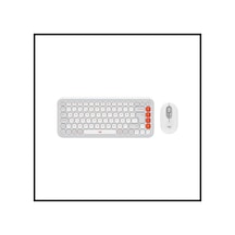 Teknoteg - Rsr - Logıtech Pop Icon Combo, Beyaz-turuncu, 920-013076, Kablosuz, Türkçe Q, Klavye Mous Diğer Teknoteg - Rsr - Logıtech Pop Icon Combo, Beyaz-turuncu, 920-013076, Kablosuz, Türkçe Q, Klavye Mous Diğer