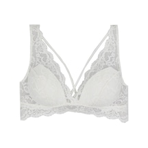 Magic Form 1570 Dolgulu Dantel Bralette Sütyen - Ekru Ekru