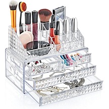 Tr Up Diamond Kılasik Organizerli 4lü Çekmece Seti Makyaj Ürün Ve Takı Düzenleyici Ft0019