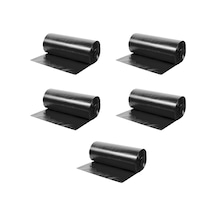 Endüstriyel Hantal Boy Siyah Çöp Torbası Poşeti - 800 Gr. -120 Litre - 120x150 Cm -10 Adetlik 5 Rulo