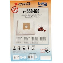 X-Bag Arçelik Uyumlu S 6570 Süpürge Toz Torbası 20 Adet Standart