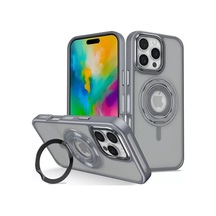 Joko Apple, Uyumlu iPhone 16 Pro Banza Magsafe Standlı Kapak - Titan Gri