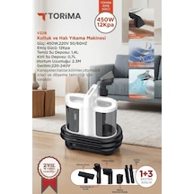Özel Üretim Halı Ve Koltuk Yıkama Cam Temizleme V22b Beyaz Alet Ev Temizliği