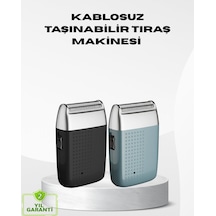 Kablosuz Şarjlı Sakal Tıraş Makinesi Kuru Kullanım Uzun Pil Ömrü Mh-hs5129-4769