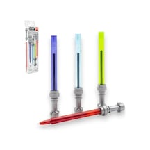 4 Renkli Jel Kalem, Star Wars Temalı Işıltılı Tasarım