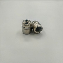 Dekoratif E27 Metal Düz Krom Renk Duy