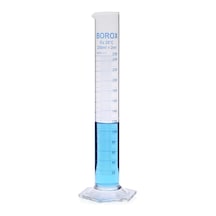 Cam Mezür 250 Ml - Uzun Form - Mavi Skala