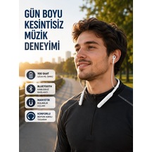 Uzun Süre Dayanıklı Manyetik Başlıklı Bluetooth Kulaklık Renkli