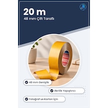 Çift Taraflı Film Bant 48 Mm 20 Metre Akrilik Yapıştırıcı Fotoğra