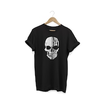 Live Fast Baskılı Siyah T-shirt Siyah