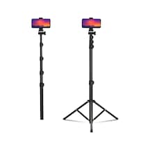 Jmary MT-39 5 Kademeli 153cm Fonksiyonel 2 in 1 Monopod 360 Derece Dönebilen Başlıklı Tripod JMARY-TA84069 Siyah