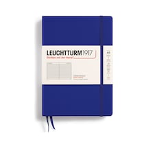 Leuchtturm1917 Not Defteri Orta Boy A5 , Sert Kapak, 251 Numaralandırılmış Sayfa, Mürekkep Ink - Çizgili Lacivert