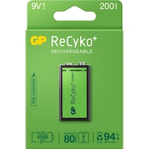 GP ReCyko Batteries 200 mAH 9V Şarjlı Pil