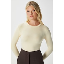 Ritnice Kadın Main Lux Touch Yumuşak Doku Tereyağı Sarısı Bluz Sarı
