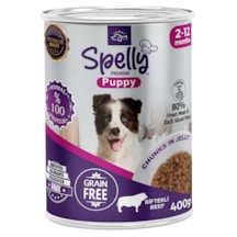 Spelly Yavru Biftekli Köpek Maması Konserve 12 x 400 G