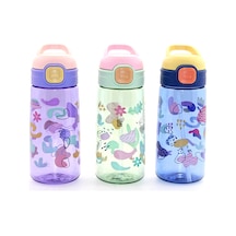 Renkli Pipetli Suluk 600 Ml Açık Bej