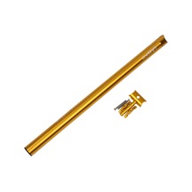 Geeksen Brompton İçin Litepro Alüminyum Oturma Kolu - 31.8mm, Ultra Hafif, Dayanıklı, Altın Rengi, Cnc İşlenmiş, Korozyona Dayanıklı, Kol Açısı Ayarlanabilir Altın