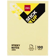 Deli Sticky Notes Yapışkanlı Not Kağıdı 76x101 Mm Sarı Ea00453