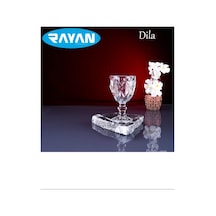 Dila 6'lı Kahve Yanı Bardak Royaleks-ryg8006 Şeffaf