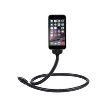 Joyhub Yaratıcı Telefon Şarj Cihazı Esnek Stand Up Tutucu Usb Şarj Veri Kablosu Siyah Yok Havalandırma