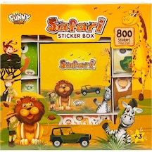 Aden Oyuncak Safari Sticker Seti 802 Parça Adn-3161