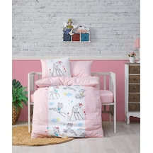 Cotton Box Bambi Pembe Bebek Nevresim Takımı