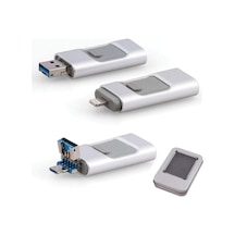 202 Usb 2.0 Bellek, 16 Gb, Lightning, Otg, Type-c, Micro Sd Ve Kart Okuyucu