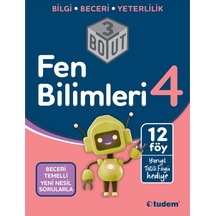 4 Sınıf Fen Bilimleri 3 Boyut Soru Bankası Tudem Yayınları