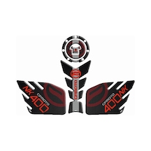 GOGO TANK PAD 003 SİYAH-KIRMIZI ÇİZGİLİ CFMOTO 400 NK