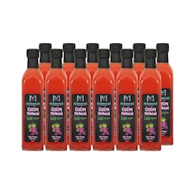 Üzüm Sirkesi 12x500 Ml %100 Katkısız Doğal Şekersiz Koruyucu Içermez