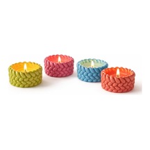 4'lü Renkli Tealight Mumluk Seti Dekoratif Taş Mumluk, Modern Ev Dekoru, Masa & Salon Dekorasyonu İçin Mumluk Se Diğer
