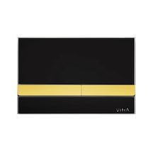 VitrA 740-1105 Select Kumanda Pan.siyah-altın Cam. Altın