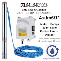 Alarko 4Sdm6 11 Dalgıç Pompa Set Halinde - 30 Mt Kablolu - Panolu