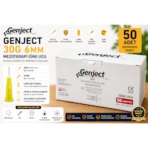 Genject Mezoterapi 30g/6mm İğne Ucu 50'li
