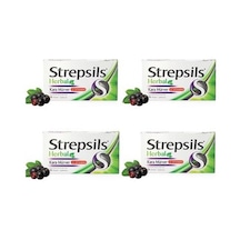 Strepsils Herbal Kara Mürver Aromalı 16 Pastil 4'lü