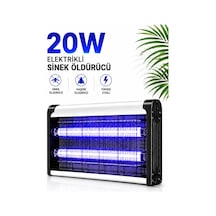 Elektrikli 10+10w Sivrisinek Yok Edici Led Sinek Öldürücü Gece Lambası Haşere Kovucu Haşere Tuzağı Işıklı Cihaz