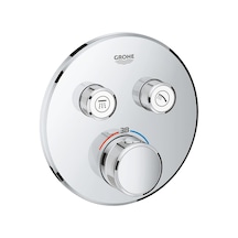 Grohe Grohtherm Smartcontrol Çift Yönlü Ankastre Termostatik Duş Bataryası - 29119000 Krom
