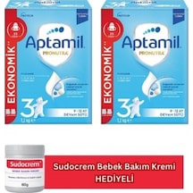 Aptamil 3 Pronutra Devam Sütü 1200 G x 2 Adet + Sudocrem PKT.APTAMIL.088