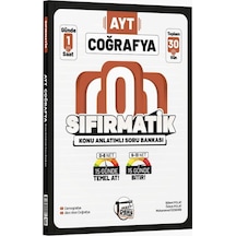 Ders Platosu Ayt Coğrafya Sıfırmatik Konu Anlatımlı Soru Bankası