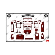 Chavrolet Captiva 2007-2012 Torpido Konsol Trim Göğüs Maun Kaplama Set 30 Parça Maun