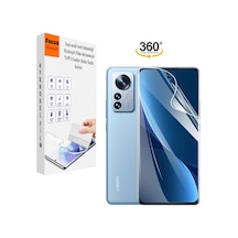 Redmi Mi 12 2in1 Uyumlu Kırılmaz Cam Özel Kesim Hydrogel Film