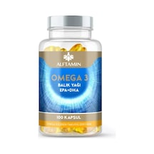 Alftamin Omega 3 Epa+Dha Takviye Edici Gıda 100 Kapsül