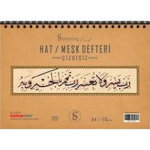 Sanatsal Pad Hat -meşk Defteri A4 80 Yap. 115gr