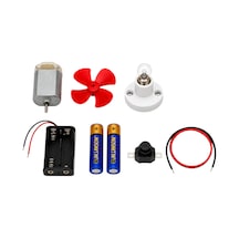 Işıklı Ve Pervaneli Elektrik Motor Deney Seti Stem Deney Kiti