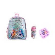 My Little Pony Smile Spankle Shine Anaokul Çantası ,matara Ve Beslenme Kabı Çok Renkli