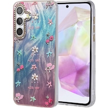 Samsung Uyumlu Galaxy A35 5g Kılıf Blade Aynalı Desenli Kapak Desen 4