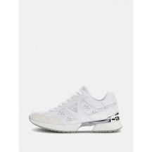 Guess Mickay Kadın Beyaz/yeşil Sneaker Flfmıcele12-whıgr Beyaz/yeşil
